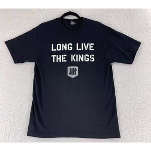 Undefeated T-Shirt‎ Mens Medium Black Long Live The Kings Short Sleeve Crew Neck